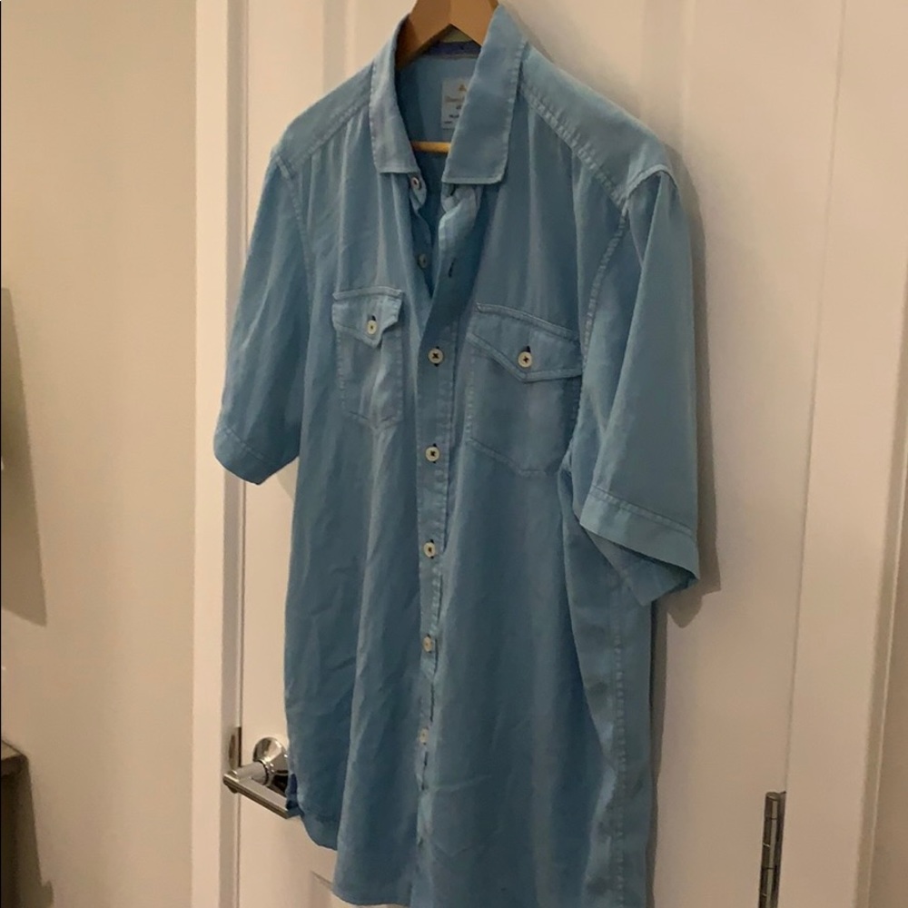 Tommy Bahama Short Sleeve Shirt Tencel